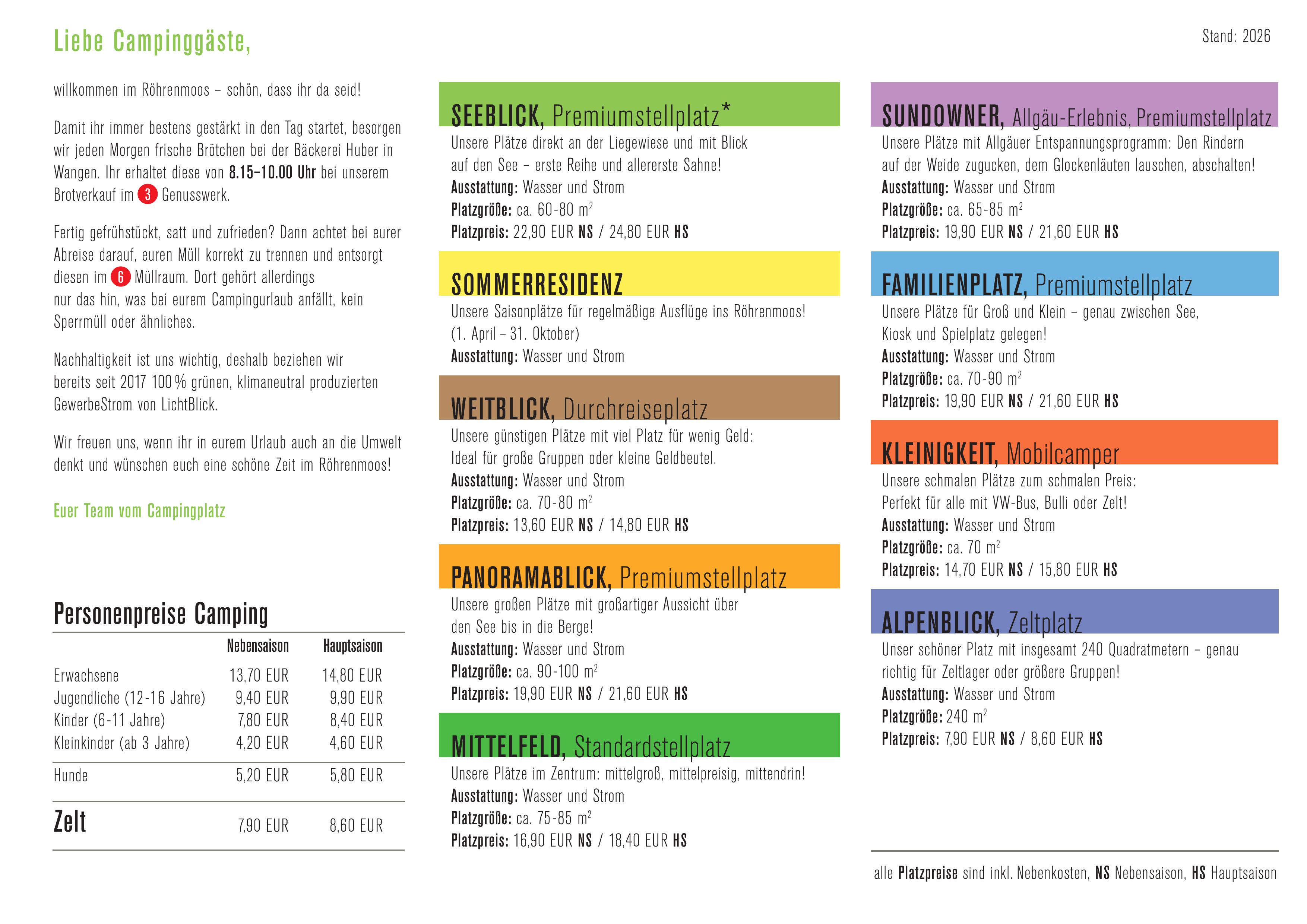 Preisliste
